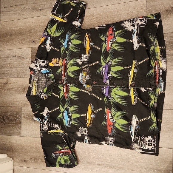 Vintage Route 66 Button Up Shirt - Picture 1 of 6